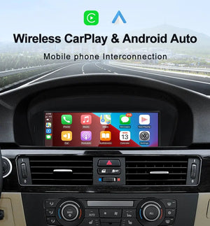 For BMW 3series E90 E91 5series E60 E61 CCC Snapdragon665 8.8inch Touch Screen Wireless CarPlay AUTO Android 13 System Head Unit Radio Bluetooth Carputech