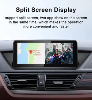 For BMW 09-15 X1 E84 Snapdragon665 Wireless CarPlay AUTO Android Car Multimedia Head Unit Radio Bluetooth Car Video Players Carputech