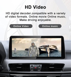 For BMW X1 F48 X2 2005-2022 Snapdragon665 12.3 inch Wireless Apple Carplay Auto Android 12 Car Multimedia Head Unit Radio Bluetooth NBT Carputech