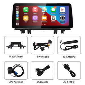 For BMW X1 F48 X2 2005-2022 Snapdragon665 12.3 inch Wireless Apple Carplay Auto Android 12 Car Multimedia Head Unit Radio Bluetooth NBT Carputech