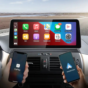 For BMW X3 E83 Snapdragon665 12.3inch Wireless CarPlay Android AUTO Car Multimedia System Head Unit Radio Bluetooth GPS Navi Carputech