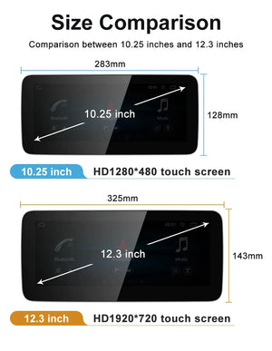 For Mercedes Benz E Class W212 | Wireless CarPlay & Android Auto | 12.3 inch Touch Screen Snapdragon665 Android13 Car GPS Stereo Multimedia Car Radio headunit Carputech