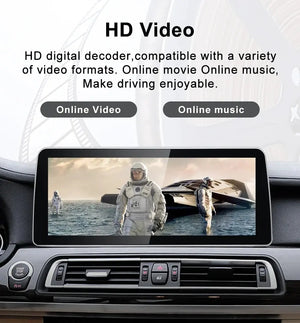 For BMW 7 Series F01 F02 Snapdragon665 12.3 inch Wireless CarPlay AUTO Android12 Car Stereo Multimedia Head Unit Radio Bluetooth Carputech