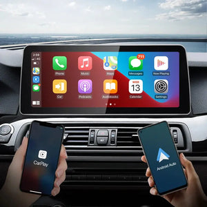 For BMW 5 Series F10 F11 Snpdragon665 12.3 inch DSP CarPlay AUTO Android 12 Car Stereo Multimedia Head Unit Radio Bluetooth CIC NBT Carputech