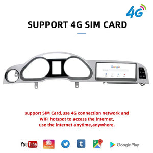 For Audi A6 A6L 2006-2012 CarPlay Snapdragon665 Android 13 Car Multimedia IPS Screen GPS Auto Radio Navigation Stereo DSP Netlifx Carputech