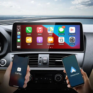 For BMW X3 / x4 F25 F26 Snapdragon665 12.3inch Wireless CarPlay Android AUTO Car Multimedia System Head Unit Radio Bluetooth GPS Navi Carputech