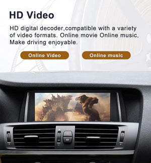 For BMW X3 / X4 F25 F26 MTK8581 8.8inch Wireless CarPlay AUTO Android Car Multimedia System Head Unit Radio Bluetooth Car Video Players Carputech