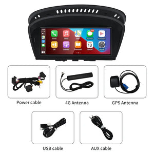 For BMW 3series E90 E91 5series E60 E61 CCC Snapdragon665 8.8inch Touch Screen Wireless CarPlay AUTO Android 13 System Head Unit Radio Bluetooth Carputech