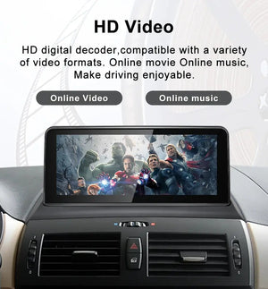 For BMW X3 E83 Snapdragon665 Wireless CarPlay Android AUTO Car Multimedia System Head Unit Radio Bluetooth GPS Navigation 10.25inch Screen Carputech