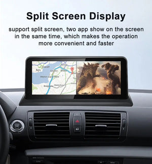 For BMW 1 Series E81 E82 E87 E88 Snapdragon665 10.25 inch Carplay AUTO Android 12 Car GPS Stereo Multimedia Head Unit Radio Bluetooth Carputech