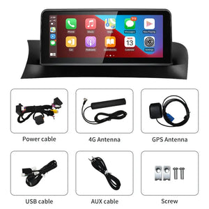 For BMW X3 X4 F25 F26 Snapdragon665 10.25inch Wireless CarPlay Android AUTO Car Multimedia System Head Unit Radio Bluetooth GPS Navi Carputech