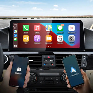 For BMW 3 series E90 E91 5 series E60 E61 CCC CIC Snapdragon665 12.3inch Touch Screen Wireless CarPlay AUTO Android System Head Unit Radio Android 13 Carputech