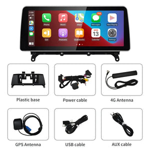 For BMW X3 / x4 F25 F26 Snapdragon665 12.3inch Wireless CarPlay Android AUTO Car Multimedia System Head Unit Radio Bluetooth GPS Navi Carputech