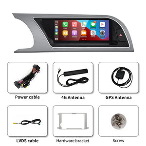 For AUDI A5 S5 RS5 2008-2016 CarPlay Android 13 Car Multimedia IPS Screen GPS Auto Radio Navigation Stereo DSP Netlifx Carputech