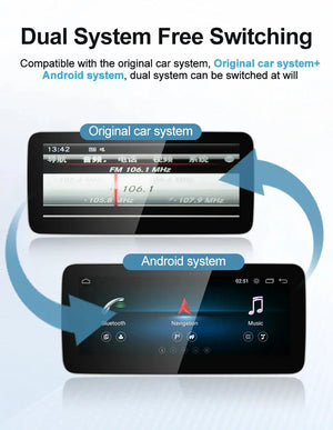 For Mercedes Benz E Class W212 | Wireless CarPlay & Android Auto | 12.3 inch Touch Screen Snapdragon665 Android13 Car GPS Stereo Multimedia Car Radio headunit Carputech