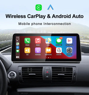 For BMW 1 Series E81 E82 E87 E88 Snapdragon665 12.3 inch Carplay AUTO Android 12 Car GPS Stereo Multimedia Head Unit Radio Bluetooth Carputech