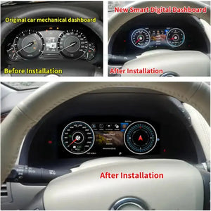 For Infiniti QX80/ Nissan Patrol Y62 Armada 2015-2019 12.3" LCD Digital Dashboard Cluster Car Panel Speedometer Virtual Cockpit - Carputech