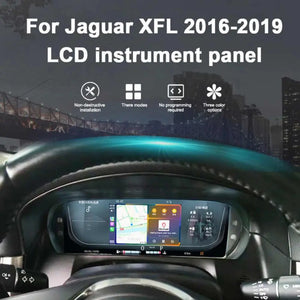 For Jaguar XFL 2016-2019 12.3" LCD Digital Dashboard Cluster Car Panel Speedometer Virtual Cockpit - Carputech
