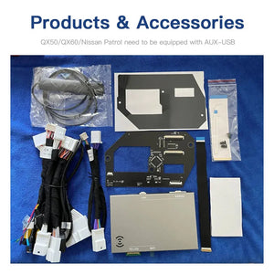 Carputech Wireless For Infiniti Q50 Qx50 Qx60 7'' Carplay Android Auto Interface Wireless Carplay Module Carputech