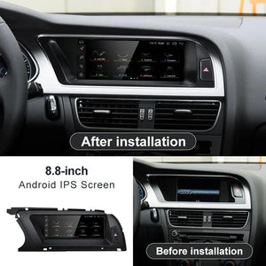 For 2008-2016 AUDI A4 B8 S4 CarPlay Android 14 Car Multimedia IPS Screen GPS Auto Radio Navigation Stereo DSP Netlifx Carputech