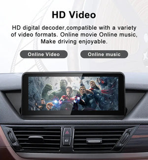 For BMW 09-15 X1 E84 Snapdragon665 Wireless CarPlay AUTO Android Car Multimedia Head Unit Radio Bluetooth Car Video Players Carputech