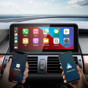 For BMW X5 E70 X6 E71 CCC CIC Snapdragon665 Wireless CarPlay AUTO Car Multimedia Players Head Unit Radio Bluetooth GPS Navi Carputech