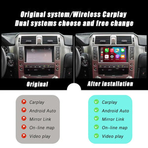 OEM Apple CarPlay & Android Auto Upgrade Module For Lexus GX IS GS LX ES LS 2006-2013 Carputech