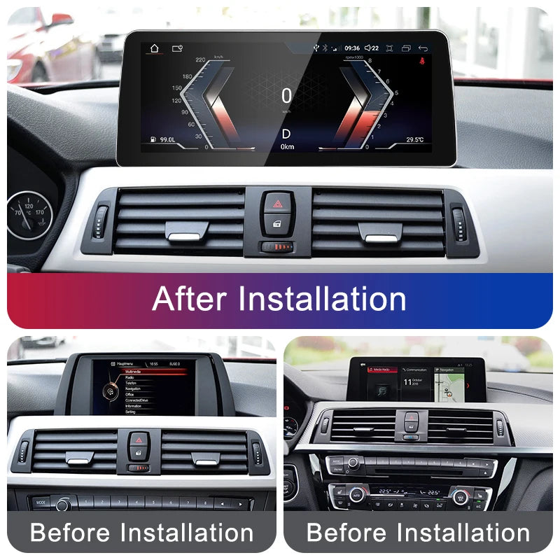 12.3" Android 14 Touchscreen – BMW 3 Series / 4 Series, M3/M4 (2012–2018, NBT/NBT EVO) – CarPlay & Android Auto