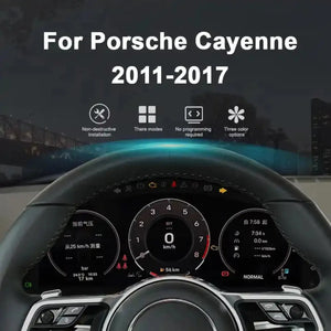 For Porsche Cayenne 2011-2017 LCD Digital Dashboard Cluster Car Panel Speedometer Virtual Cockpit - Carputech