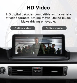 For BMW 3 Series E90 E91 E92 2005-2011 Snapdragon665 10.25inch Touch Screen Wireless Carplay Android 13 Stereo Multimedia Head Unit Radio AUTO Bluetooth Carputech