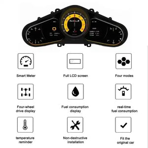 For Porsche Cayenne/ Panamera 2010-2017 LCD Digital Dashboard Cluster Car Panel Speedometer Virtual Cockpit Carputech