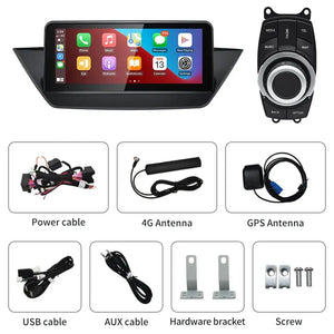 For BMW 09-15 X1 E84 Snapdragon665 Wireless CarPlay AUTO Android Car Multimedia Head Unit Radio Bluetooth Car Video Players Carputech