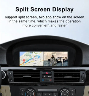 For BMW 3series E90 E91 5series E60 E61 CCC Snapdragon665 8.8inch Touch Screen Wireless CarPlay AUTO Android 13 System Head Unit Radio Bluetooth Carputech