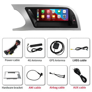 For 2008-2016 AUDI A4 B8 S4 CarPlay Android 14 Car Multimedia IPS Screen GPS Auto Radio Navigation Stereo DSP Netlifx Carputech