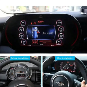 For BMW MINI Cooper 2014-2023 LCD Digital Dashboard Cluster Car Panel Speedometer Virtual Cockpit Carputech