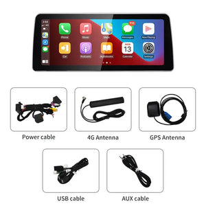 For BMW 3 series E90 E91 5 series E60 E61 CCC CIC Snapdragon665 12.3inch Touch Screen Wireless CarPlay AUTO Android System Head Unit Radio Android 13 Carputech