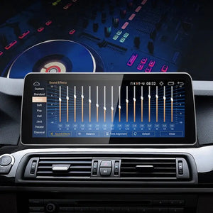 For BMW 5 Series F10 F11 Snpdragon665 12.3 inch DSP CarPlay AUTO Android 12 Car Stereo Multimedia Head Unit Radio Bluetooth CIC NBT Carputech