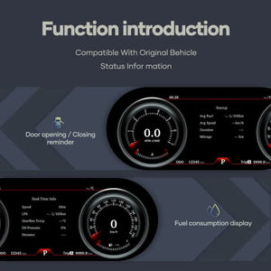 For Infiniti QX80/ Nissan Patrol Y62 Armada 2015-2019 12.3" LCD Digital Dashboard Cluster Car Panel Speedometer Virtual Cockpit - Carputech