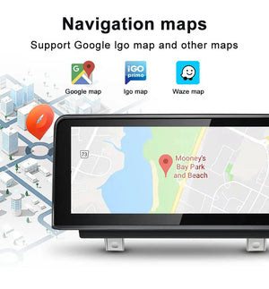 For BMW 1 Series E81 E82 E87 E88 Snapdragon665 10.25 inch Carplay AUTO Android 12 Car GPS Stereo Multimedia Head Unit Radio Bluetooth Carputech