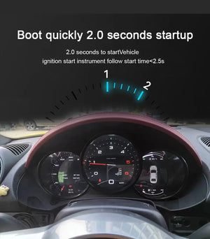 For Porsche 718 2011-2023 LCD Digital Dashboard Cluster Car Panel Speedometer Virtual Cockpit - Carputech