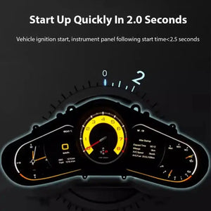For Porsche Cayenne/ Panamera 2010-2017 LCD Digital Dashboard Cluster Car Panel Speedometer Virtual Cockpit Carputech