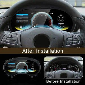 For Mercedes Benz CLA/ GLA 2013-2019 12.3" LCD Digital Dashboard Cluster Car Panel Speedometer Virtual Cockpit - Carputech