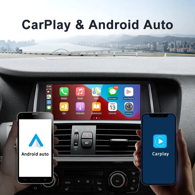 For BMW X3 / X4 F25 F26 MTK8581 8.8inch Wireless CarPlay AUTO Android Car Multimedia System Head Unit Radio Bluetooth Car Video Players Carputech