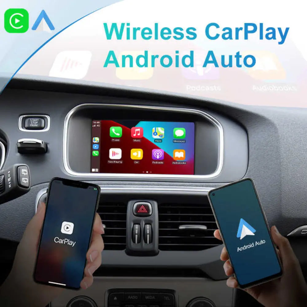 Wireless Apple Carplay Android Auto Module For Volvo XC60 XC70 S60 S80 V60 V70 V40 2011-2019 Mirror Link Decoder Carputech