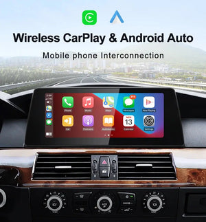 For BMW 3/5series E60 E61 E90 E91 Snapdragon665 10.25inch Wireless CarPlay AUTO Stereo Multimedia Head Unit Radio Bluetooth GPS Carputech