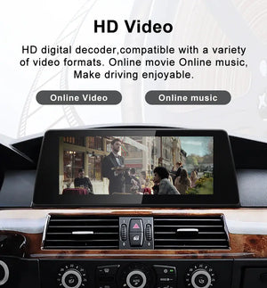 For BMW 3/5series E60 E61 E90 E91 Snapdragon665 10.25inch Wireless CarPlay AUTO Stereo Multimedia Head Unit Radio Bluetooth GPS Carputech