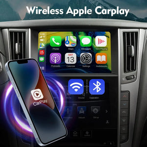 Carputech Wireless For Infiniti Q50 Qx50 Qx60 7'' Carplay Android Auto Interface Wireless Carplay Module - Carputech