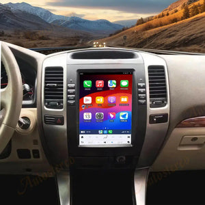 10.4" For Toyota Land Cruiser 2002-2009 Car Radio Headunit Stereo Carplay Upgrade Tesla Style Screen Android Auto GPS Navigation Multimedia Player Carputech