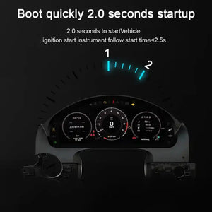 For Porsche Cayenne 2011-2017 LCD Digital Dashboard Cluster Car Panel Speedometer Virtual Cockpit - Carputech