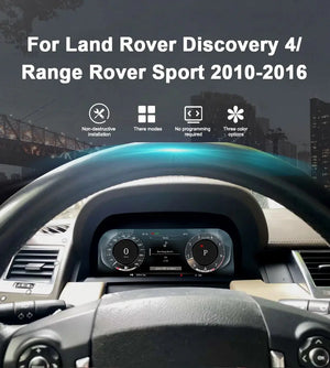 For Land Rover Discovery 4/ Range Rover Sport 2010-2016 12.3" LCD Digital Dashboard Cluster Car Panel Speedometer Virtual Cockpit Carputech